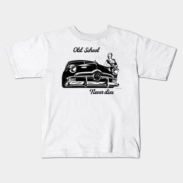 OldSchool Kids T-Shirt by PjesusArt